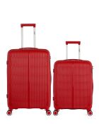 2 Valises Weekend & Cabine Andromede Rouge Foncé