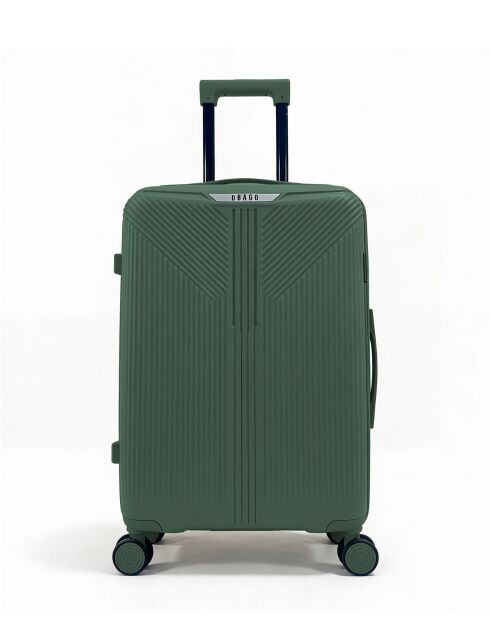 Valise Moyen Séjour weekend M Eridan vert fonce-65 x 43 x 27 cm
