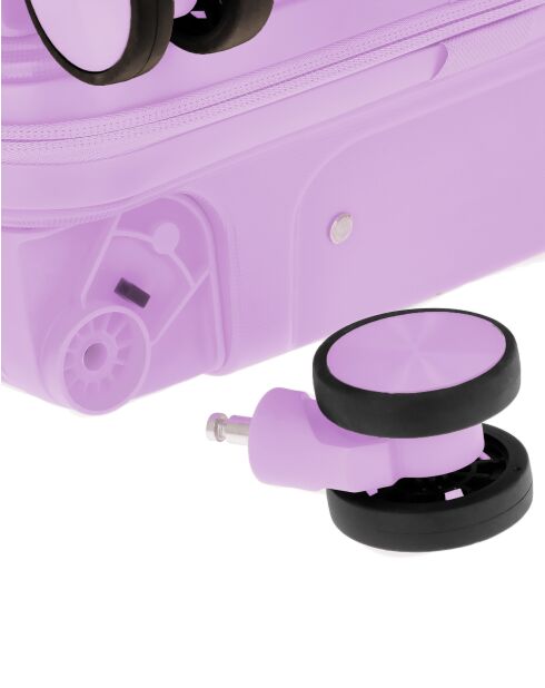 Lot de 2 valises cabine S grand format et weekend Hydra violet