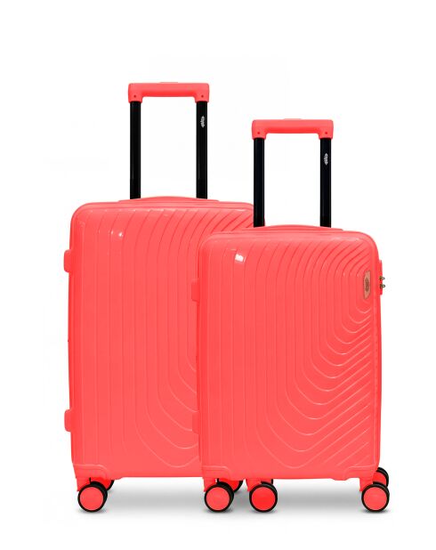 Lot de 2 valises cabine S weekend et cabine Hydra corail