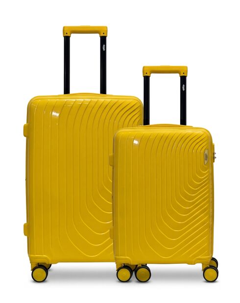 Lot de 2 valises cabine S grand format et cabine Hydra jaune