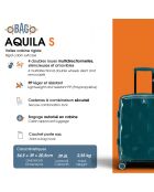 Valise cabine S Aquila cafe - 54,50 x 39 x 20,50 cm