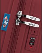 Valise Long Séjour grand format L Eridan bordeaux - 75 x 48 x 32 cm
