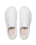 Weiße Sneakers Bend Low aus Leder