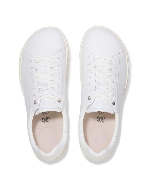 Weiße Sneakers Bend Low aus Leder
