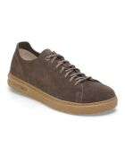 Sneakers Bend Low Decon in pelle nabuk grigio cemento