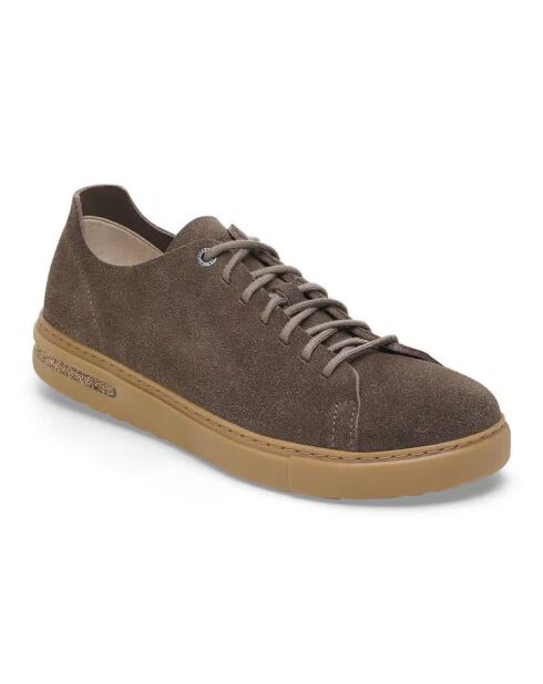 Sneakers Bend Low Decon in pelle nabuk grigio cemento