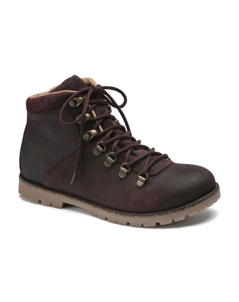 Jackson burgunderrote Lederschuhe