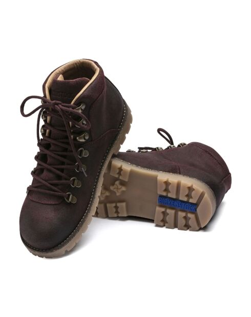 Jackson burgunderrote Lederschuhe