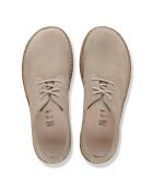 Chaussures en cuir velours Uppsala Low taupe