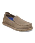 Stiefel Utti Slip aus taupegrauem Samt