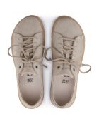 Baskets en cuir nubuck Bend Low taupe gris