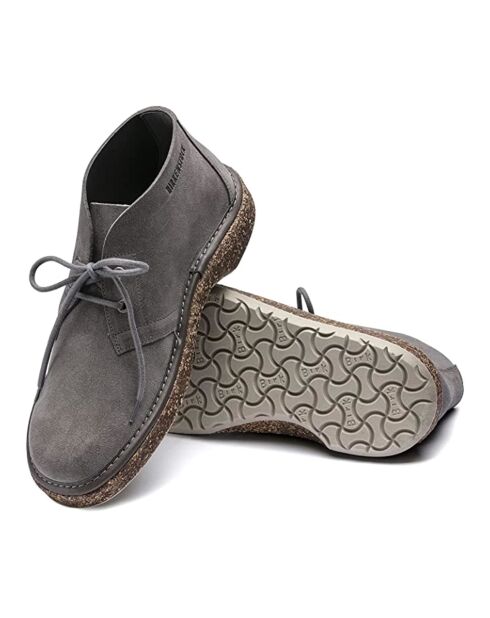 Graue Samtstiefel Milton
