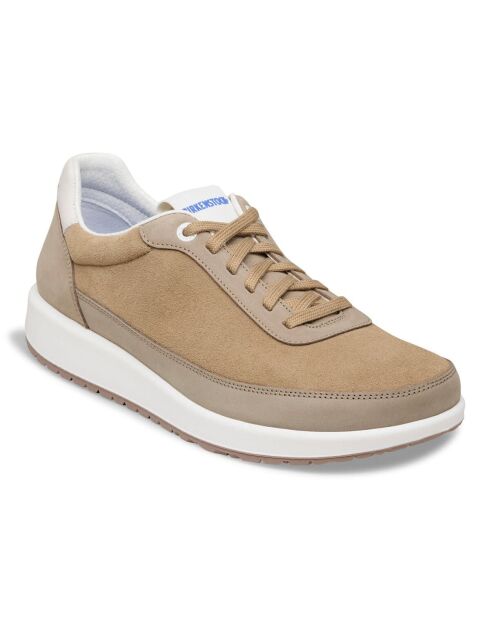 Zapatillas Honnef City de piel gris pardo