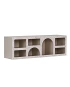 Consolle in marmo/arenaria Vega travertino - 160x51x40 cm