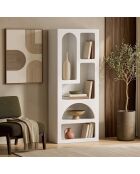 Librería blanca Aria - 60x150x32 cm