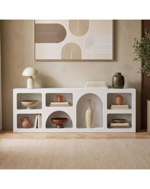Consola Vega blanca - 160x51x40 cm