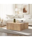 Prizma Couchtisch aus Saphir-Eiche - 90x35x90 cm