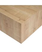 Prizma Couchtisch aus Saphir-Eiche - 90x35x90 cm