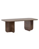 Akira Venezia Couchtisch aus Nussbaumholz - 120x41x60 cm
