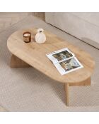 Table basse Melina chêne saphir - 120x40x60 cm