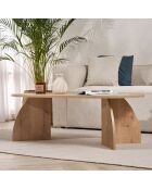 Table basse Melina chêne saphir - 120x40x60 cm