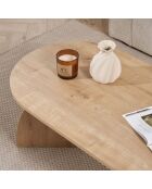 Table basse Melina chêne saphir - 120x40x60 cm