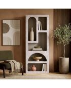 Librería Aria, mármol travertino/arenisca, 60 x 150 x 32 cm