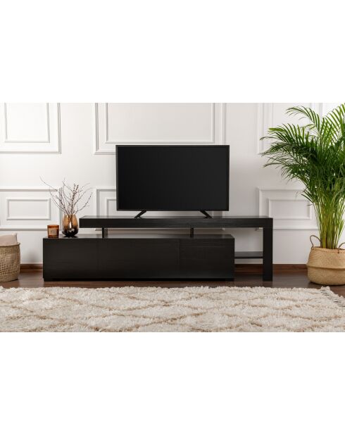 Beliz zwart houten tv-meubel - 192x53x37 cm