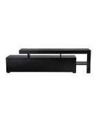 Porta TV Beliz in legno nero - 192x53x37 cm