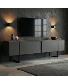 Soporte TV Onera antracita/negro - 180x50x30 cm