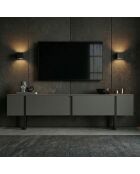 Soporte TV Onera antracita/negro - 180x50x30 cm