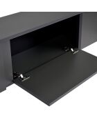 Soporte TV Onera antracita/negro - 180x50x30 cm