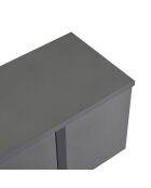 Soporte TV Onera antracita/negro - 180x50x30 cm