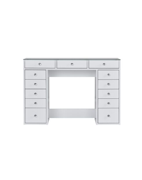 Witte kaptafel Lucia - 120x79,8x44,5 cm