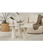 Set tavolini Lilyum (57+52+47) bianco