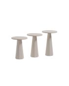 Set tavolini Lilyum (57+52+47) bianco