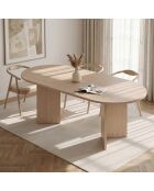 Tavolo da pranzo allungabile Sorell in rovere Pusula - 160x75x90 cm