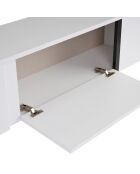 Soporte TV Onera blanco/negro - 180x45x30 cm