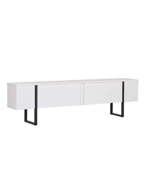 Soporte TV Onera blanco/negro - 180x45x30 cm