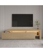 Beliz TV-Ständer warme Eiche/Saphireiche - 192x53x37 cm