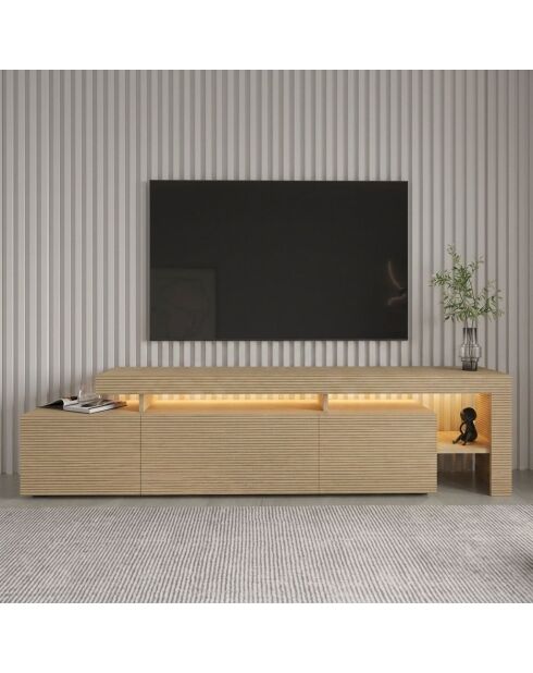 Porta TV Beliz rovere caldo/rovere zaffiro - 192x53x37 cm