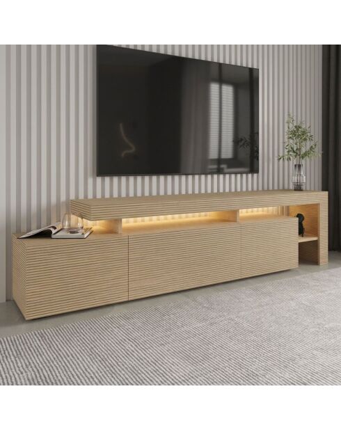 Porta TV Beliz rovere caldo/rovere zaffiro - 192x53x37 cm