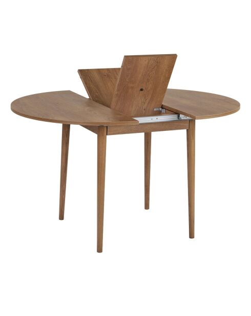 Table à manger extensible Viona chêne du caucase - 100x75x100 cm