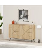 Consolle in rovere Dune - 123x62,4x35 cm