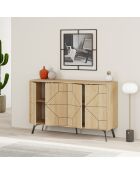 Consolle in rovere Dune - 123x62,4x35 cm