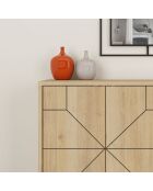 Consolle in rovere Dune - 123x62,4x35 cm