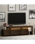Porta TV Beliz in noce - 192x53x37 cm