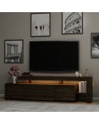 Porta TV Beliz in noce - 192x53x37 cm