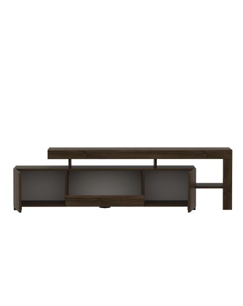 Porta TV Beliz in noce - 192x53x37 cm